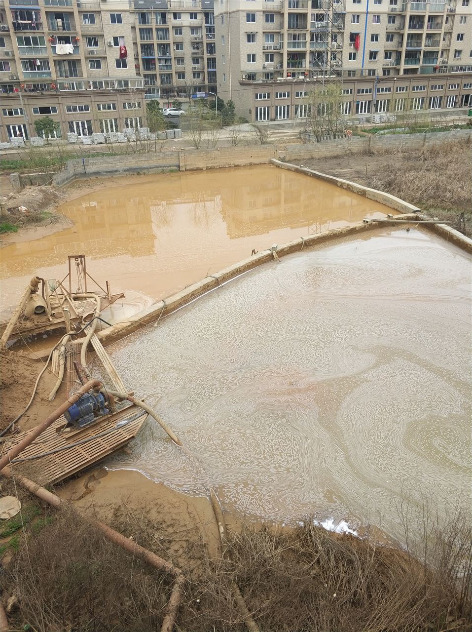 石台沉淀池淤泥清理-厂区废水池淤泥清淤