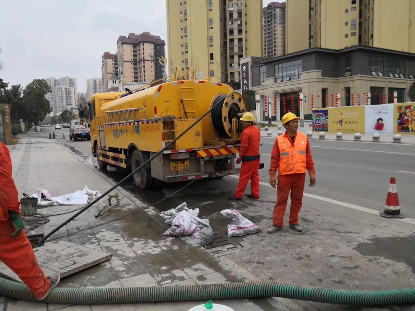 石台排污管道清淤-管道清洗